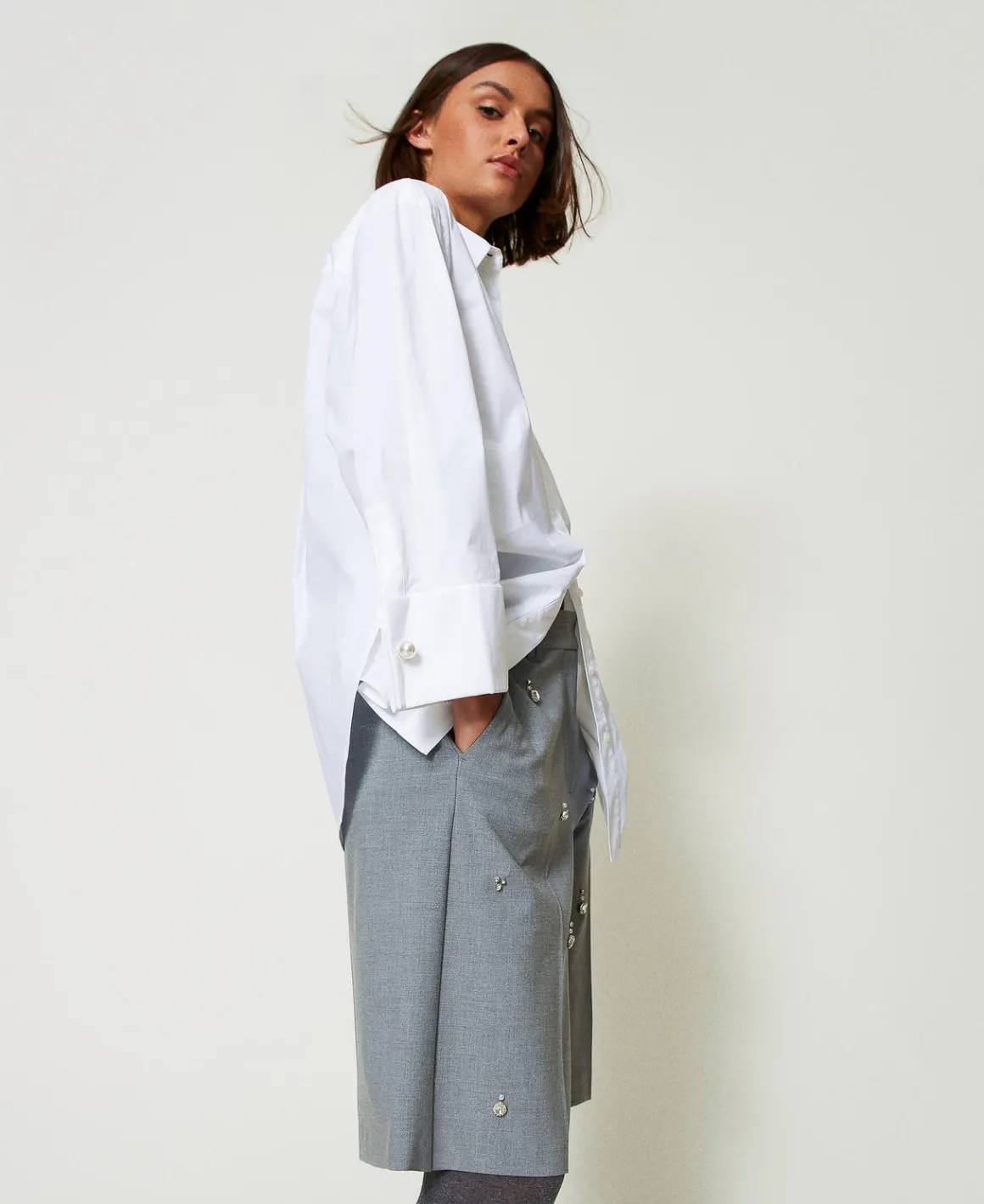 TWINSET Milano Shorts Con Ricami A Mano | Shorts