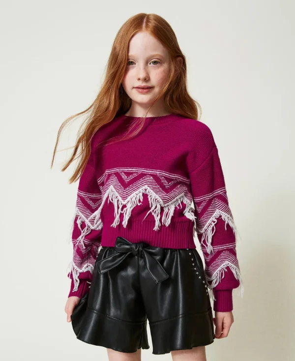 TWINSET Milano Shorts Flare Con Borchie | Pantaloni E Jeans