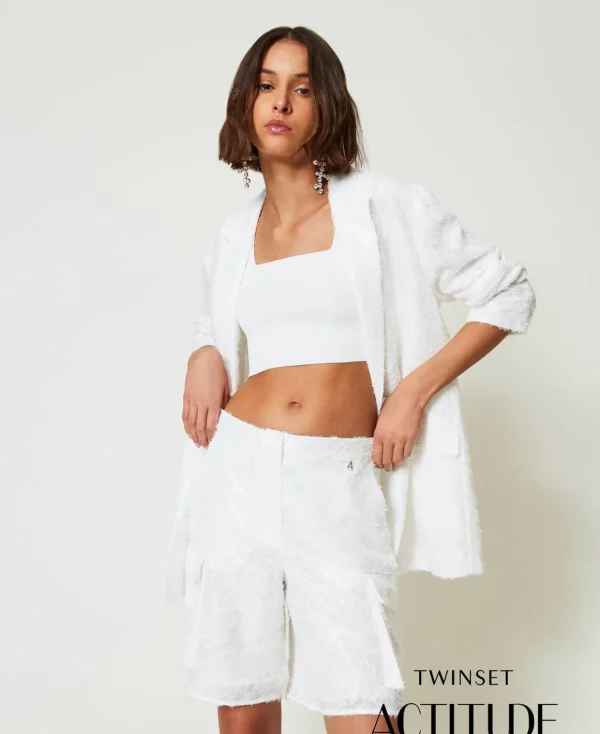 TWINSET Milano Shorts In Full Paillettes | Shorts