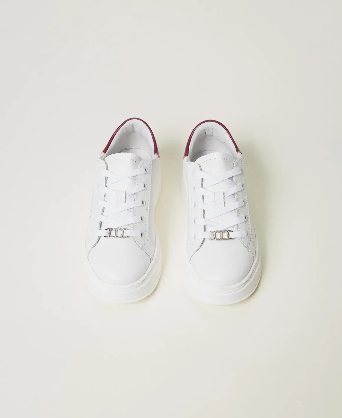 TWINSET Milano Sneakers In Pelle Con Logo | Scarpe