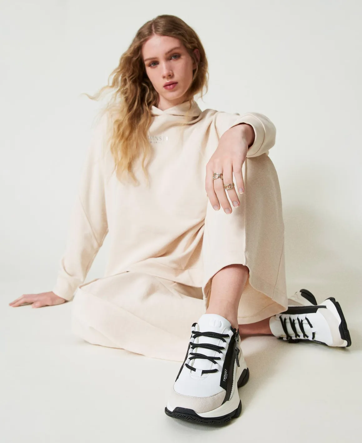 TWINSET Milano Sneakers Running Con Zip | Scarpe Basse | Sneakers