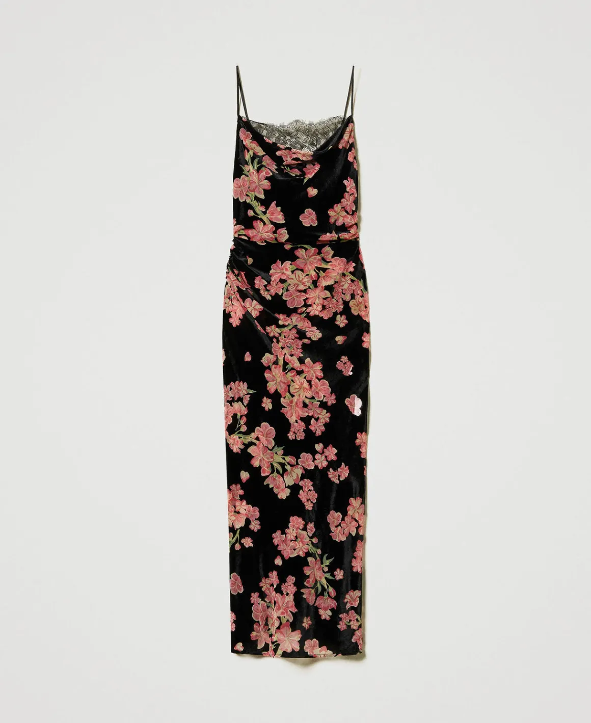 TWINSET Milano Sottoveste In Velluto Dévoré A Fiori | Intimo E Nightwear
