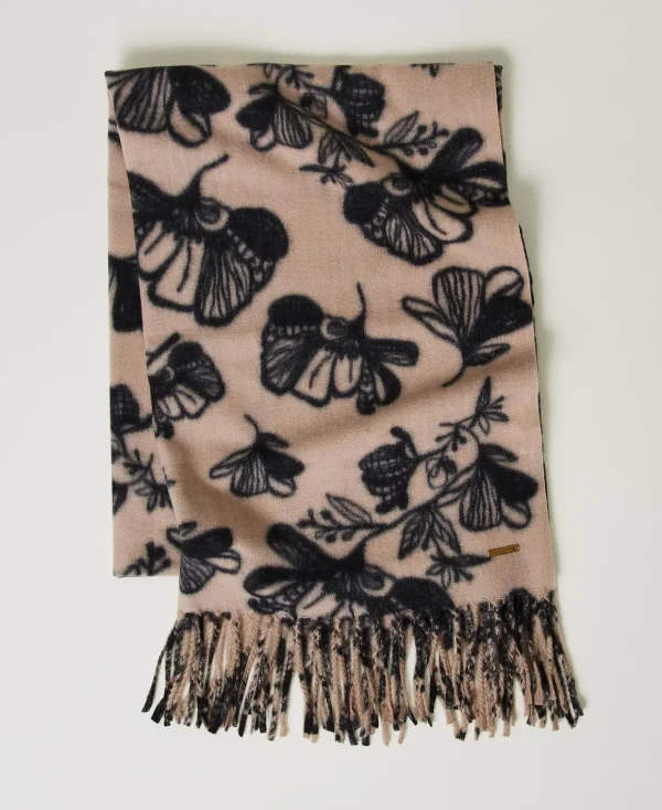 TWINSET Milano Stola In Panno A Fiori | Sciarpe