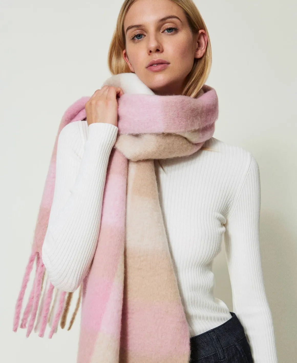 TWINSET Milano Stola In Panno Jacquard | Sciarpe