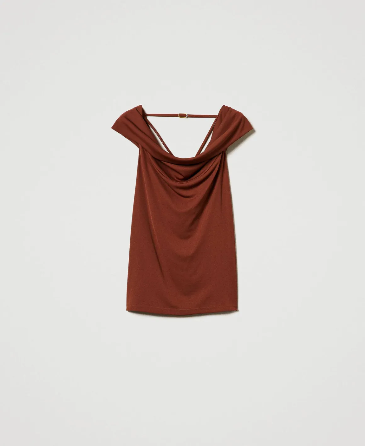 TWINSET Milano Top Con Collo Drappeggiato | T-Shirt E Top
