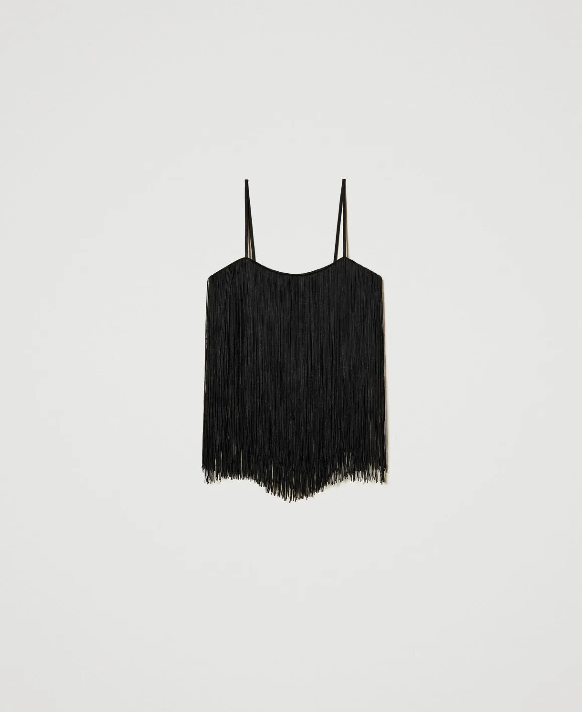 TWINSET Milano Top Corto MYFO Con Frange | T-Shirt E Top