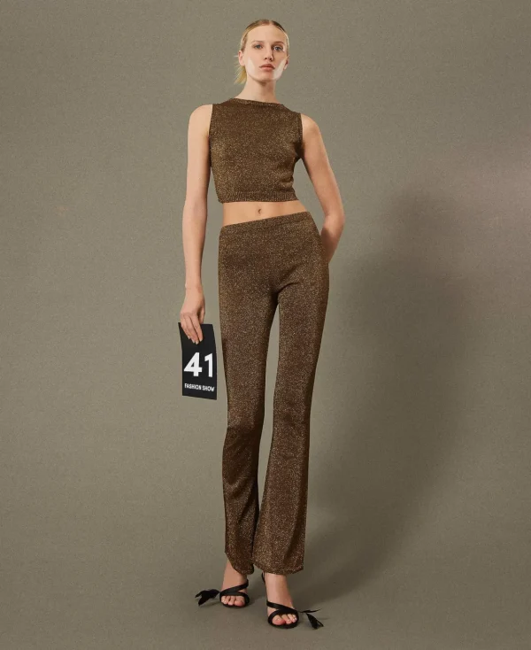 TWINSET Milano Top In Maglia Con Lurex | T-Shirt E Top