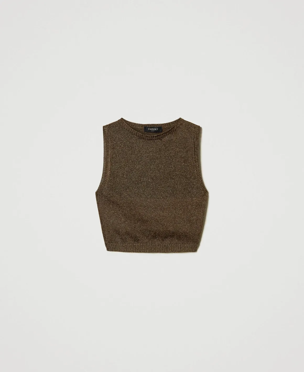 TWINSET Milano Top In Maglia Con Lurex | T-Shirt E Top
