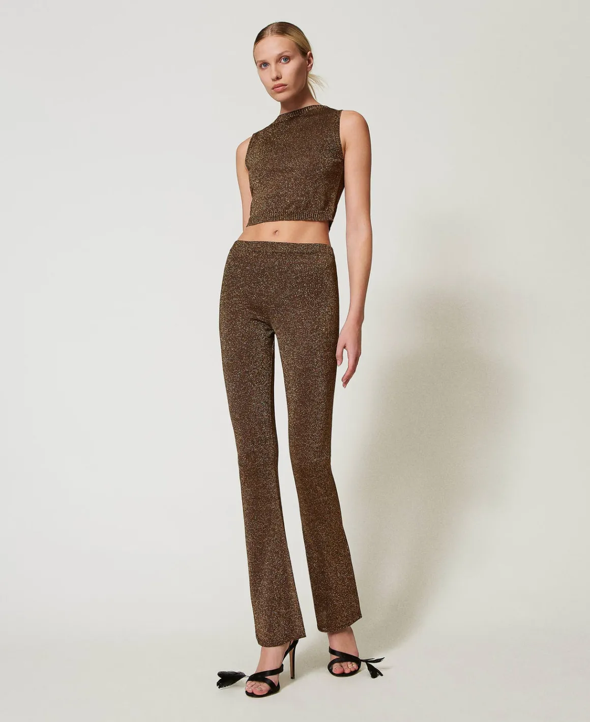 TWINSET Milano Top In Maglia Con Lurex | T-Shirt E Top