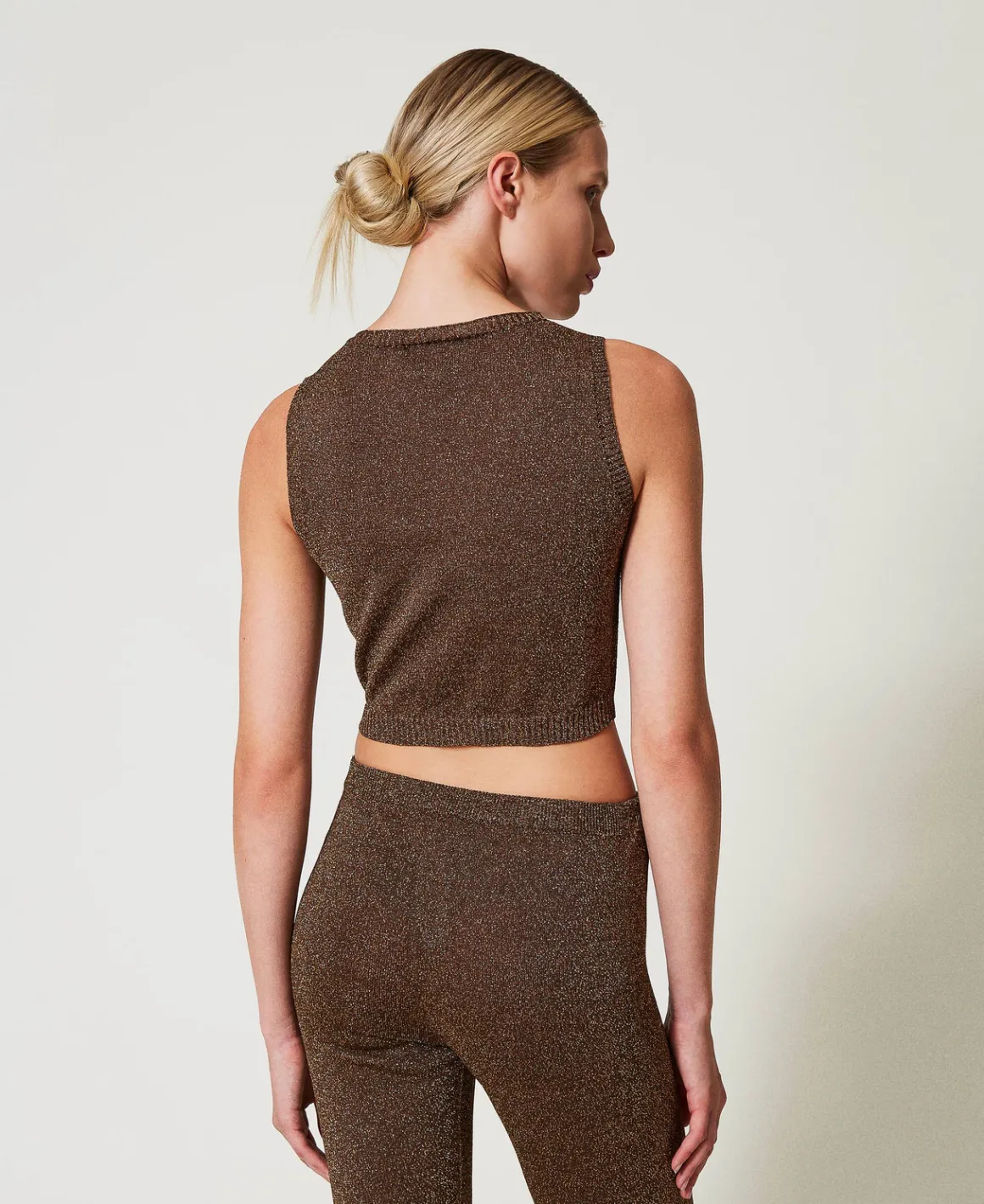 TWINSET Milano Top In Maglia Con Lurex | T-Shirt E Top