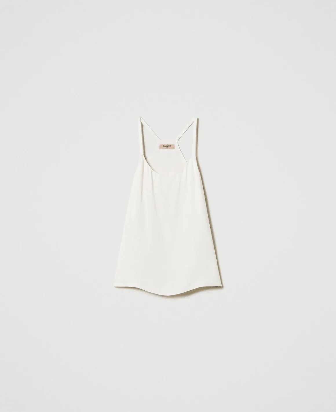 TWINSET Milano Top In Raso Con Spalline Sottili | T-Shirt E Top