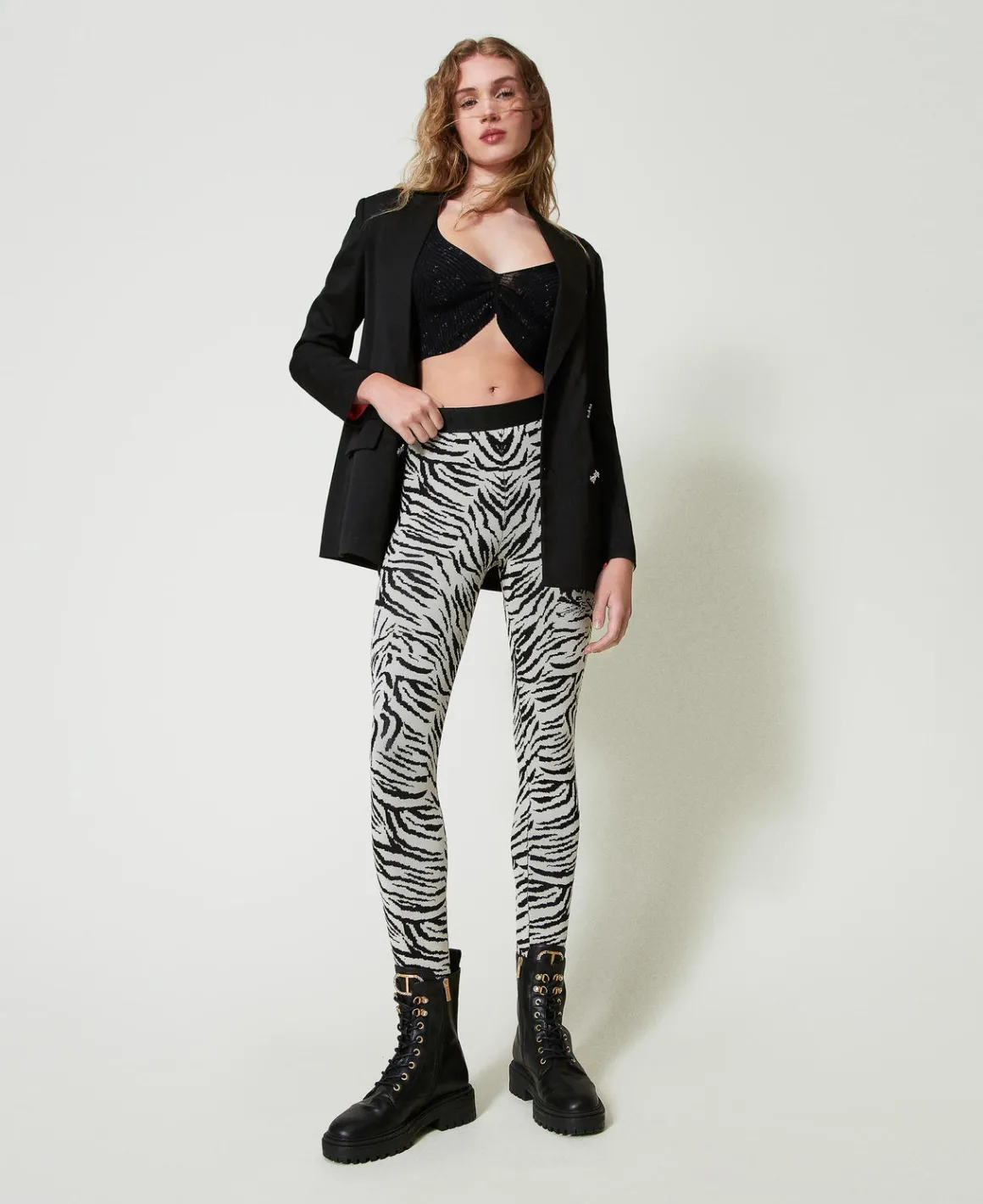 TWINSET Milano Top MYFO In Maglia Con Stampa Glitter | T-Shirt E Top