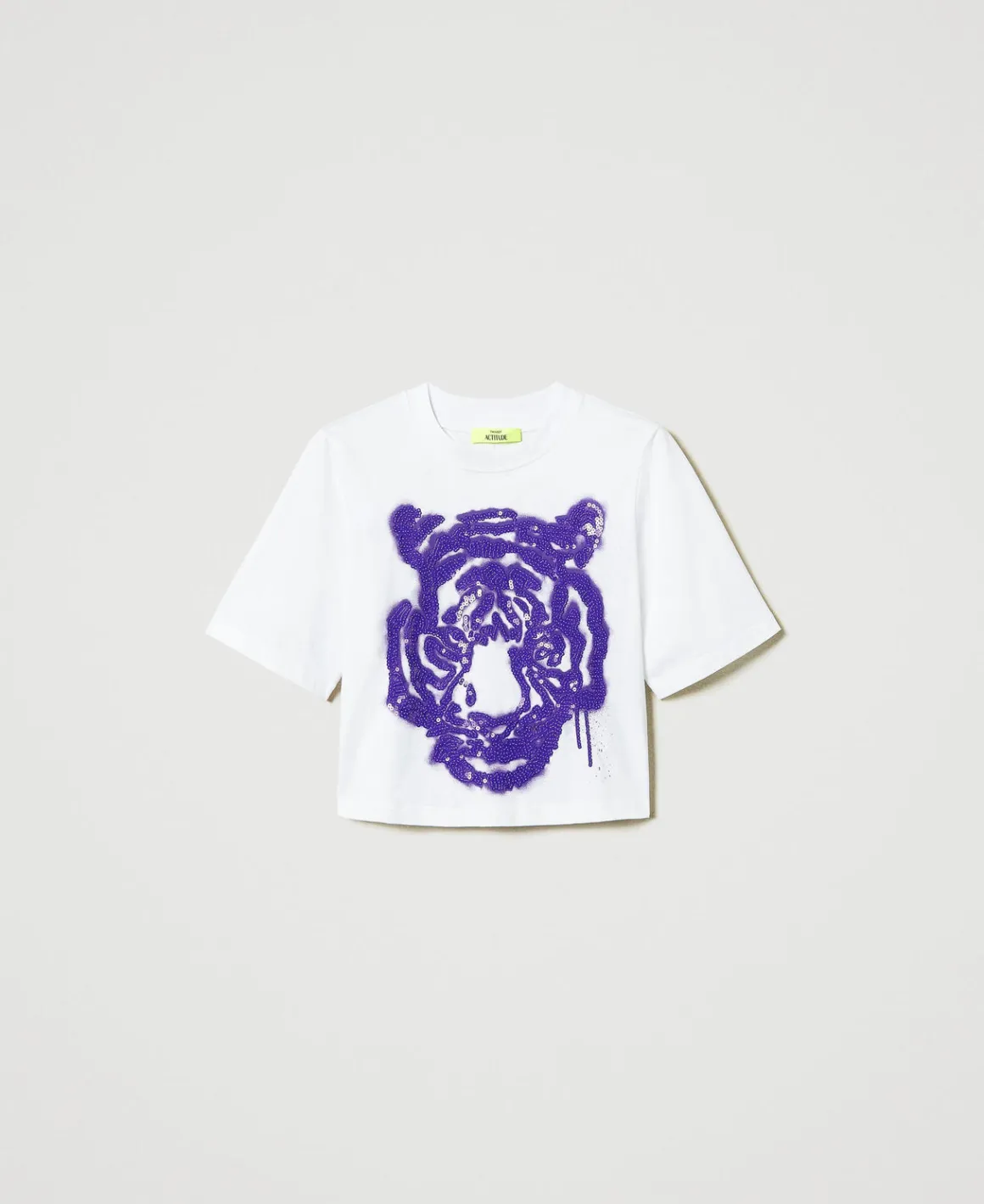 TWINSET Milano T-shirt Boxy MYFO Con Stampa E Paillettes | T-Shirt E Top