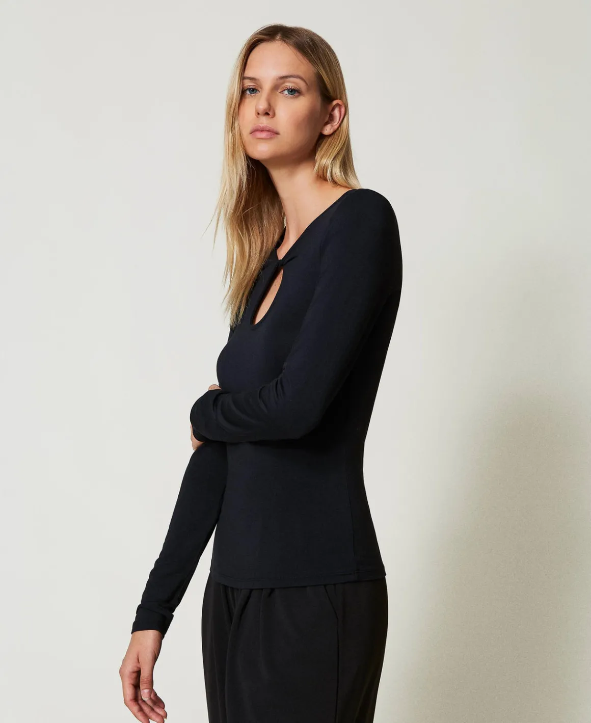 TWINSET Milano T-shirt Con Cut-out | T-Shirt E Top