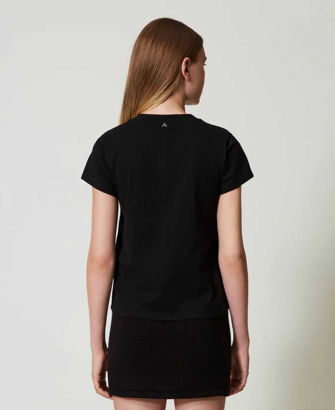 TWINSET Milano T-shirt Con Logo E Strass | T-Shirt E Top
