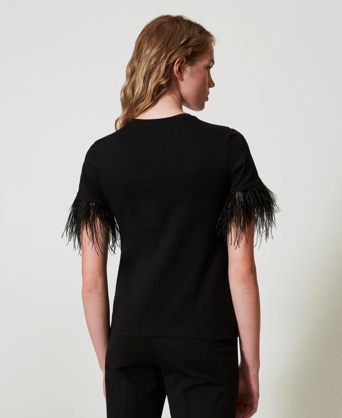 TWINSET Milano T-shirt Con Logo Oval T E Piume | T-Shirt E Top