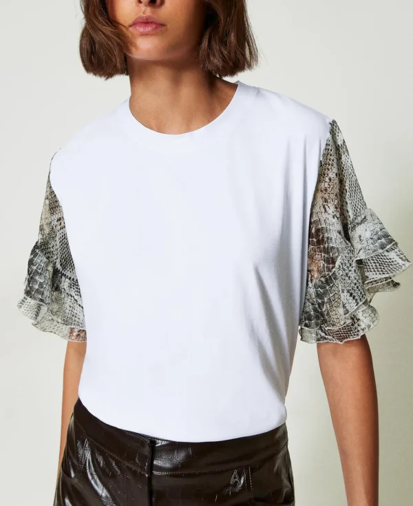 TWINSET Milano T-shirt Con Maniche A Stampa Snake | T-Shirt E Top