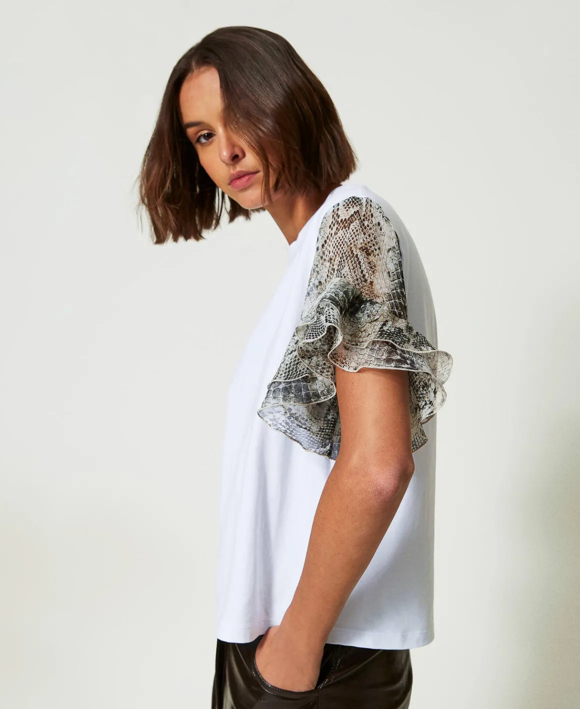 TWINSET Milano T-shirt Con Maniche A Stampa Snake | T-Shirt E Top