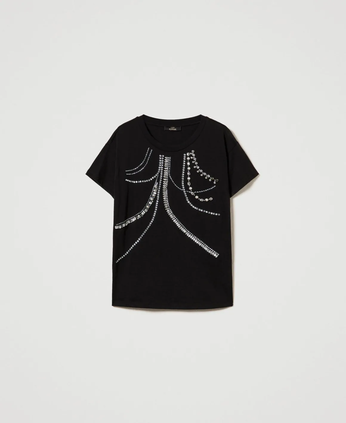 TWINSET Milano T-shirt Con Ricami E Perle | T-Shirt E Top