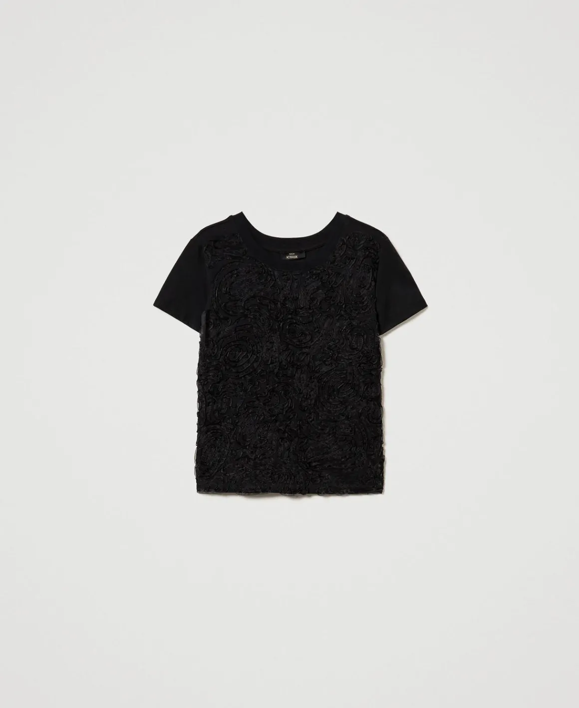 TWINSET Milano T-shirt Con Ricami In Organza | T-Shirt E Top