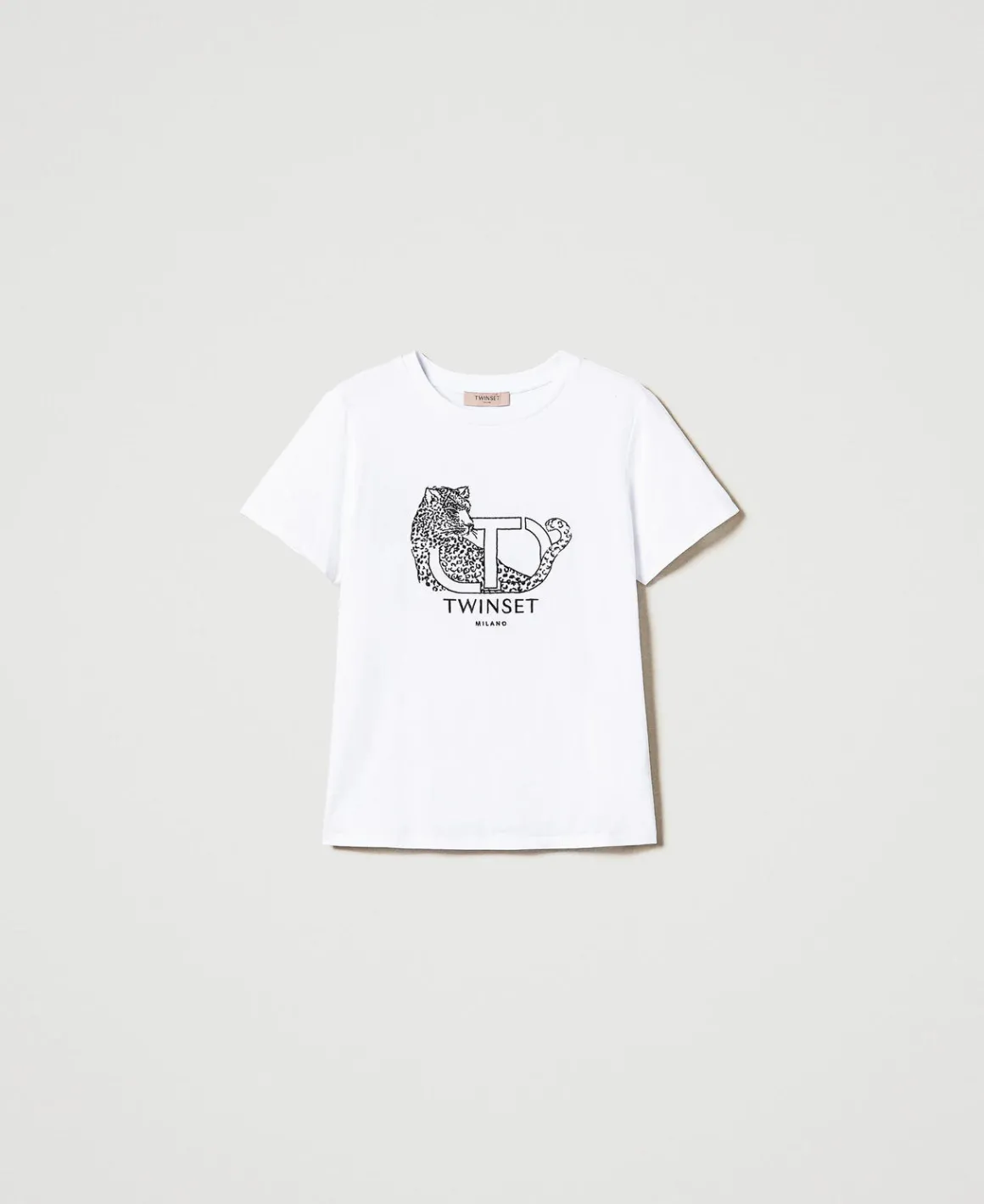 TWINSET Milano T-shirt Con Ricamo Logo E Giaguaro | T-Shirt E Top