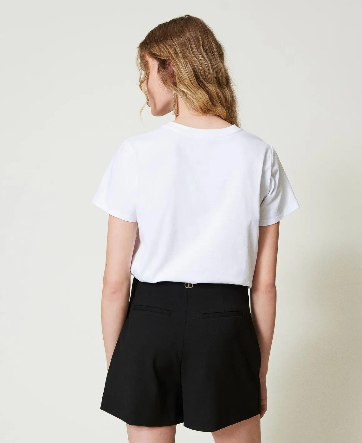 TWINSET Milano T-shirt Con Ricamo Logo E Giaguaro | T-Shirt E Top