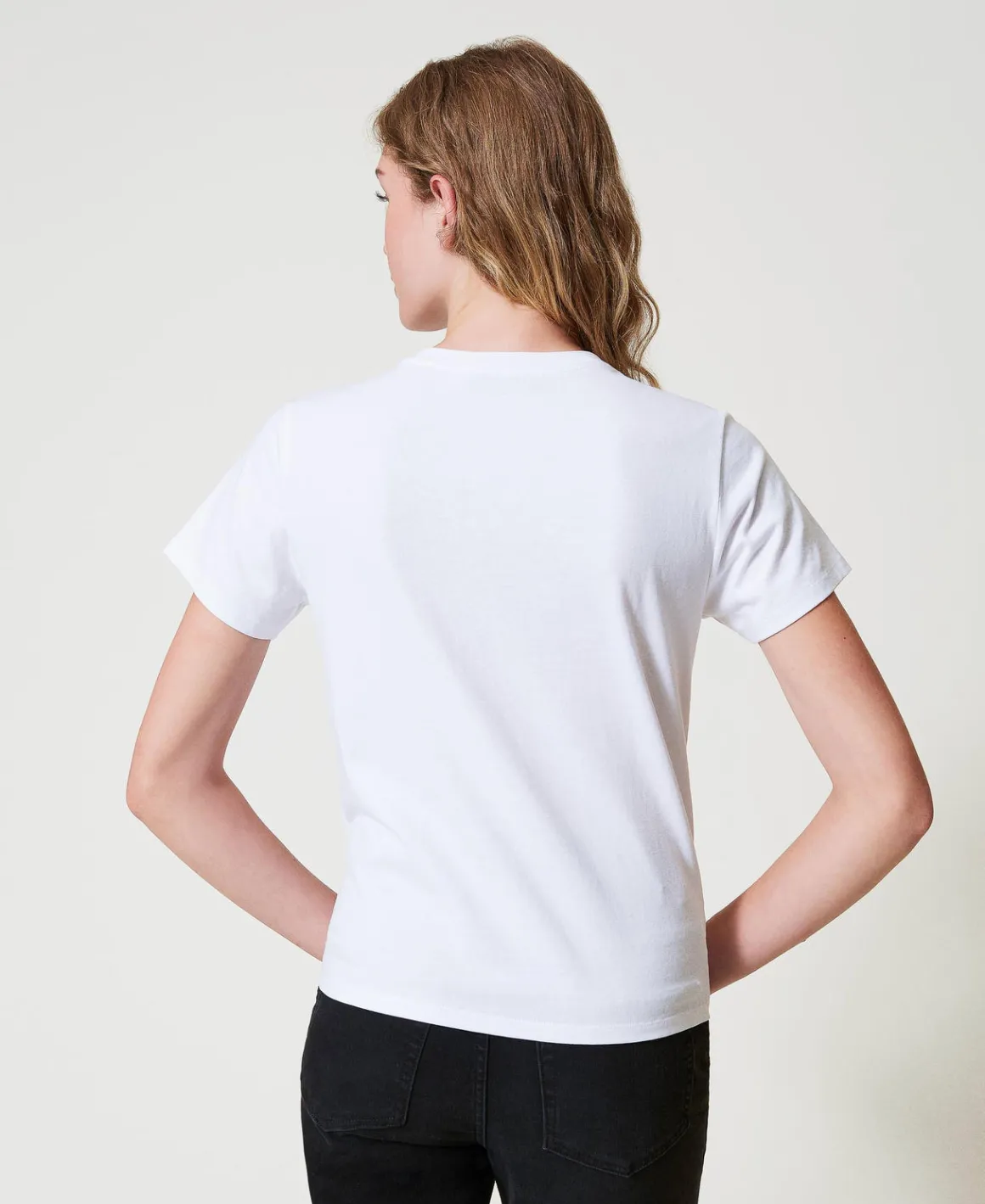 TWINSET Milano T-shirt Con Ricamo Logo Oval T | T-Shirt E Top