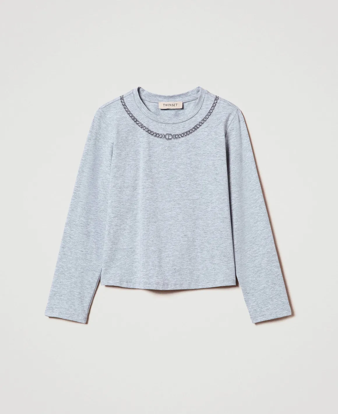 TWINSET Milano T-shirt Con Stampa Collana E Strass | T-Shirt E Top