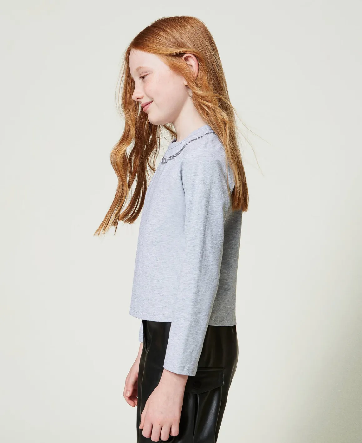 TWINSET Milano T-shirt Con Stampa Collana E Strass | T-Shirt E Top
