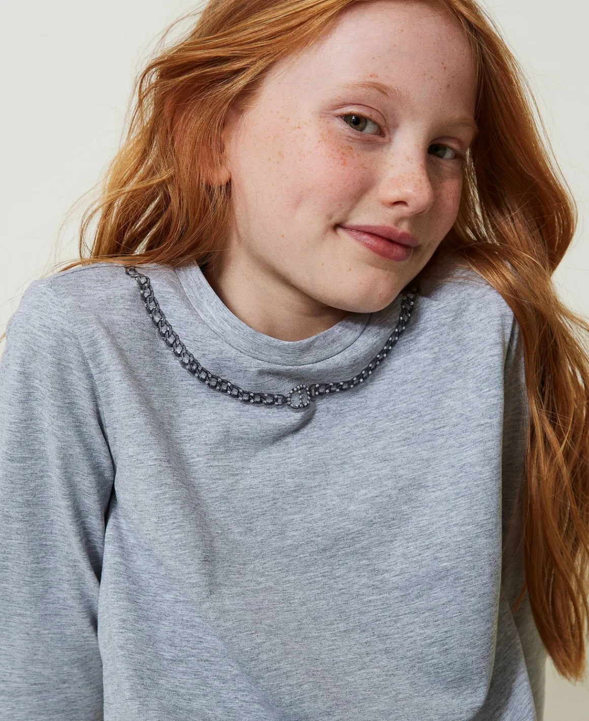 TWINSET Milano T-shirt Con Stampa Collana E Strass | T-Shirt E Top