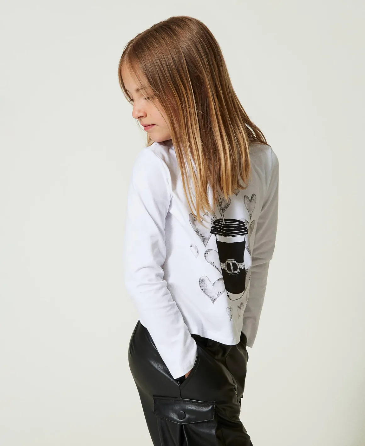 TWINSET Milano T-shirt Con Stampa E Strass | T-Shirt E Top