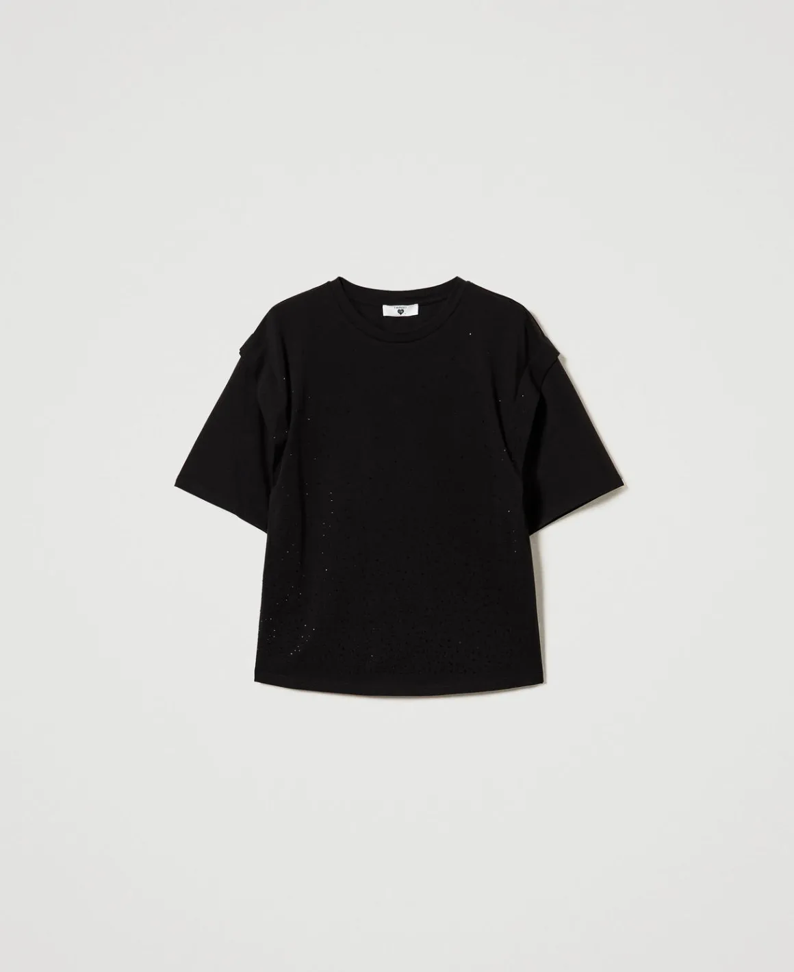 TWINSET Milano T-shirt Con Strass Dégradé | T-Shirt E Top