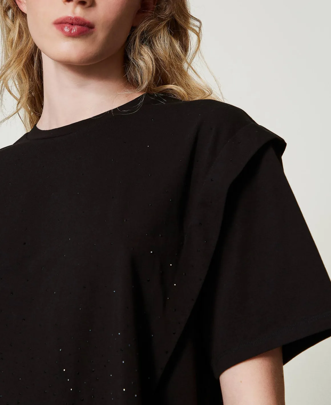 TWINSET Milano T-shirt Con Strass Dégradé | T-Shirt E Top
