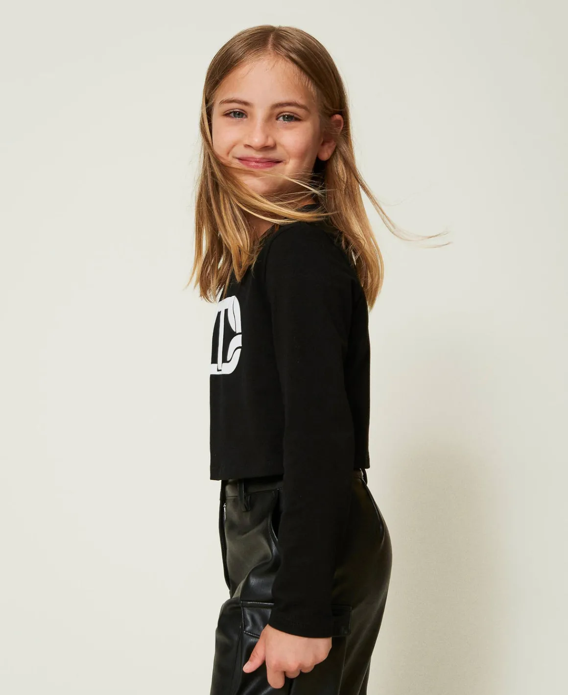 TWINSET Milano T-shirt Cropped Con Logo Gommato | T-Shirt E Top