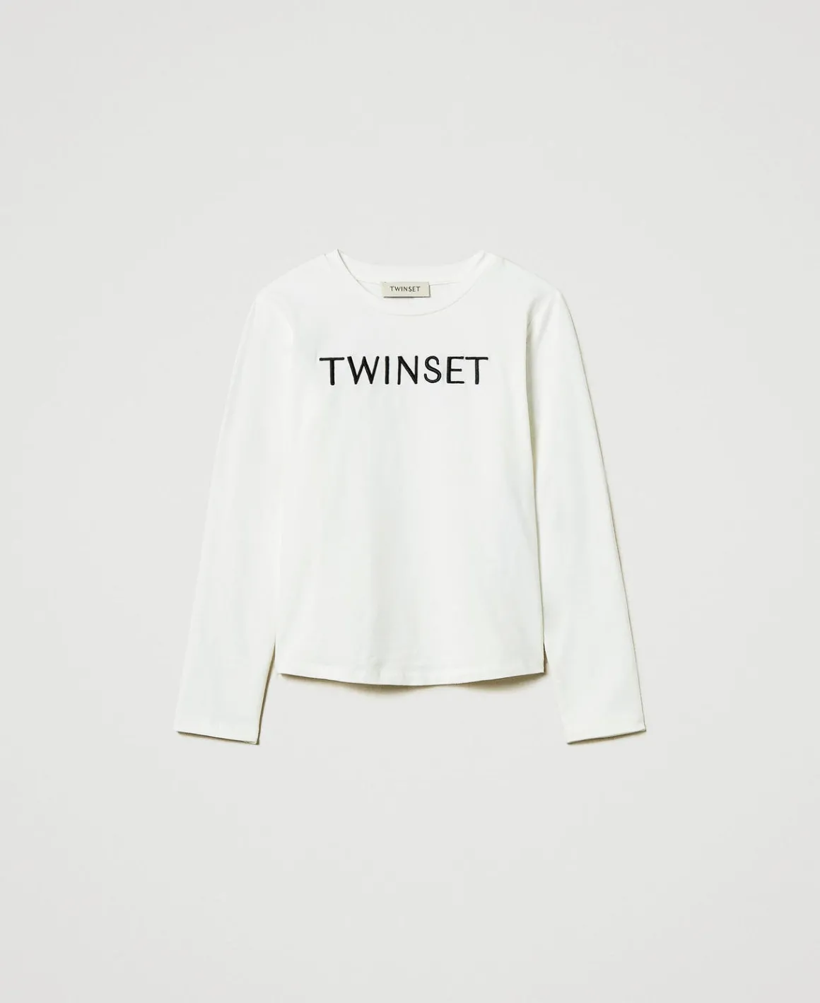 TWINSET Milano T-shirt Cropped Con Logo Ricamato | T-Shirt E Top