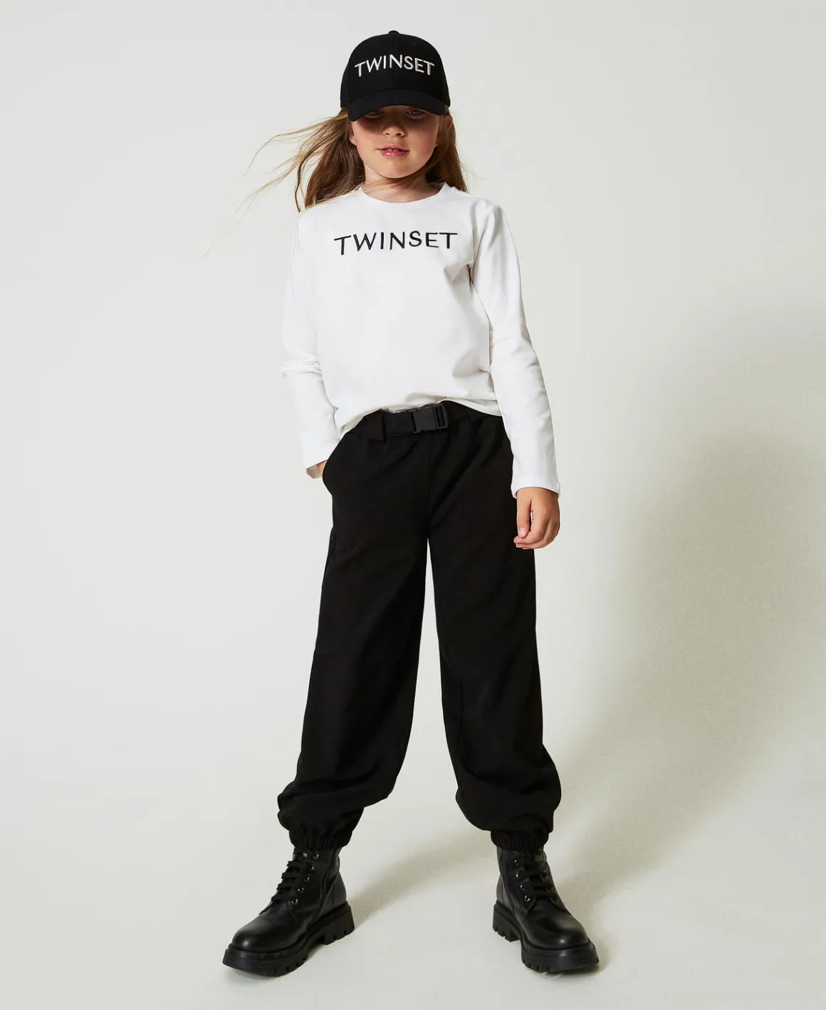 TWINSET Milano T-shirt Cropped Con Logo Ricamato | T-Shirt E Top