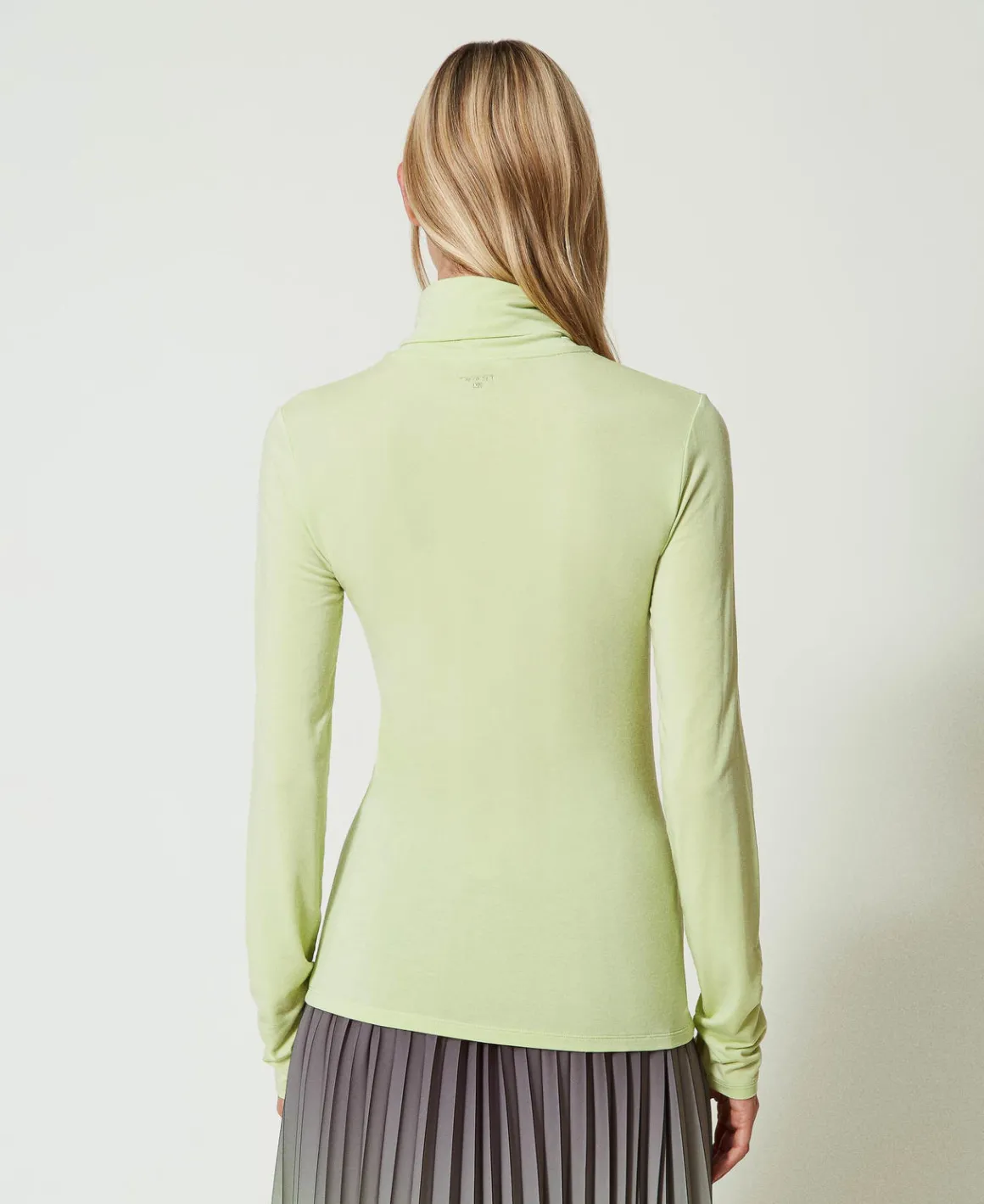 TWINSET Milano T-shirt Dolcevita Con Ricamo Logo | T-Shirt E Top