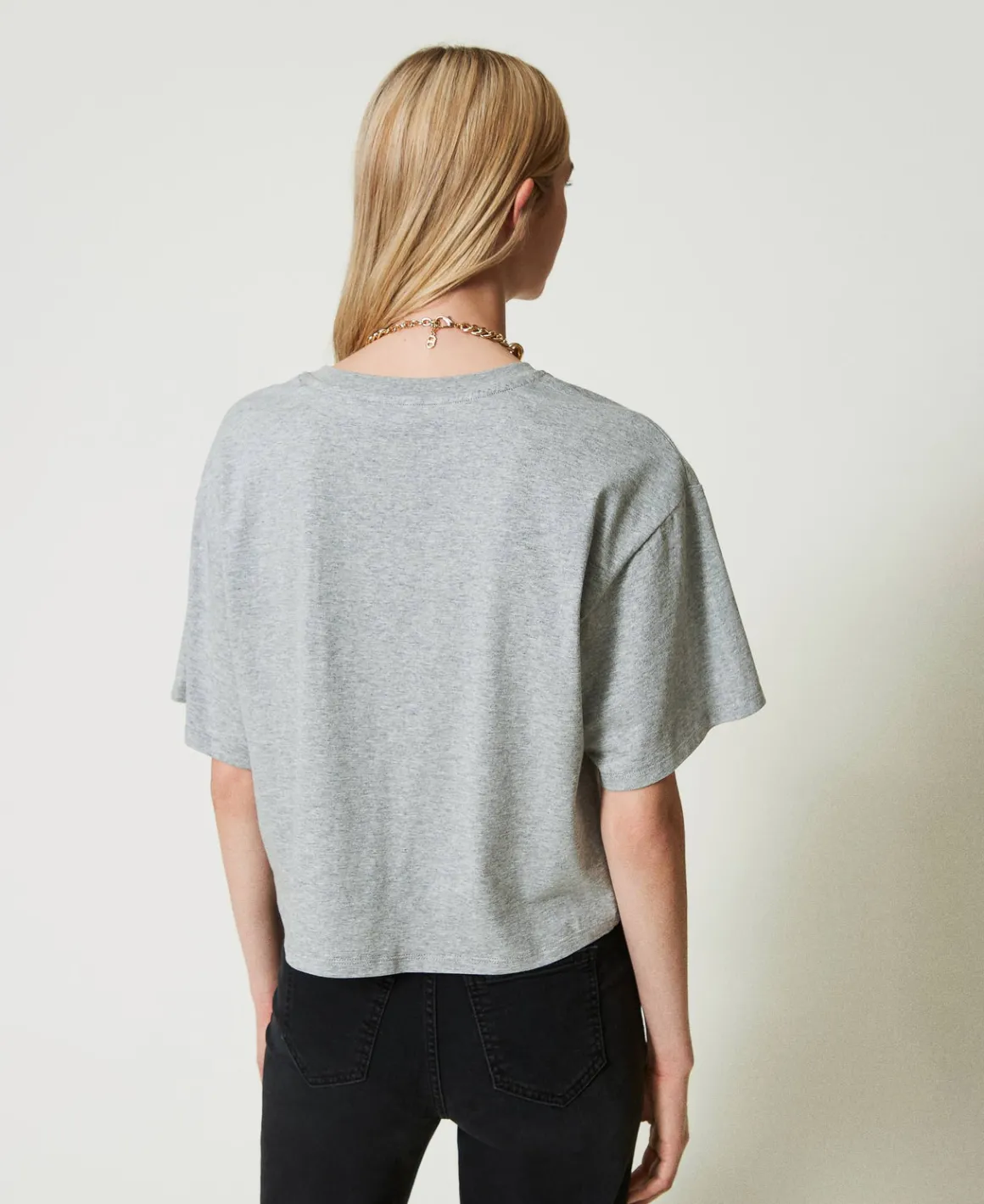 TWINSET Milano T-shirt Mélange Con Oval T | T-Shirt E Top