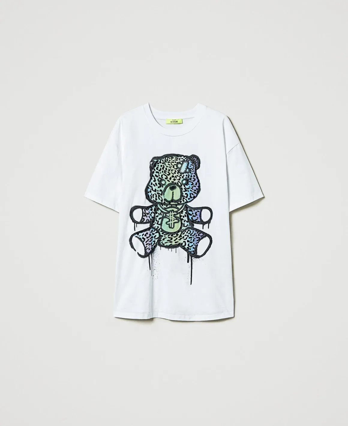 TWINSET Milano T-shirt Over MYFO Con Stampa E Ricamo | T-Shirt E Top
