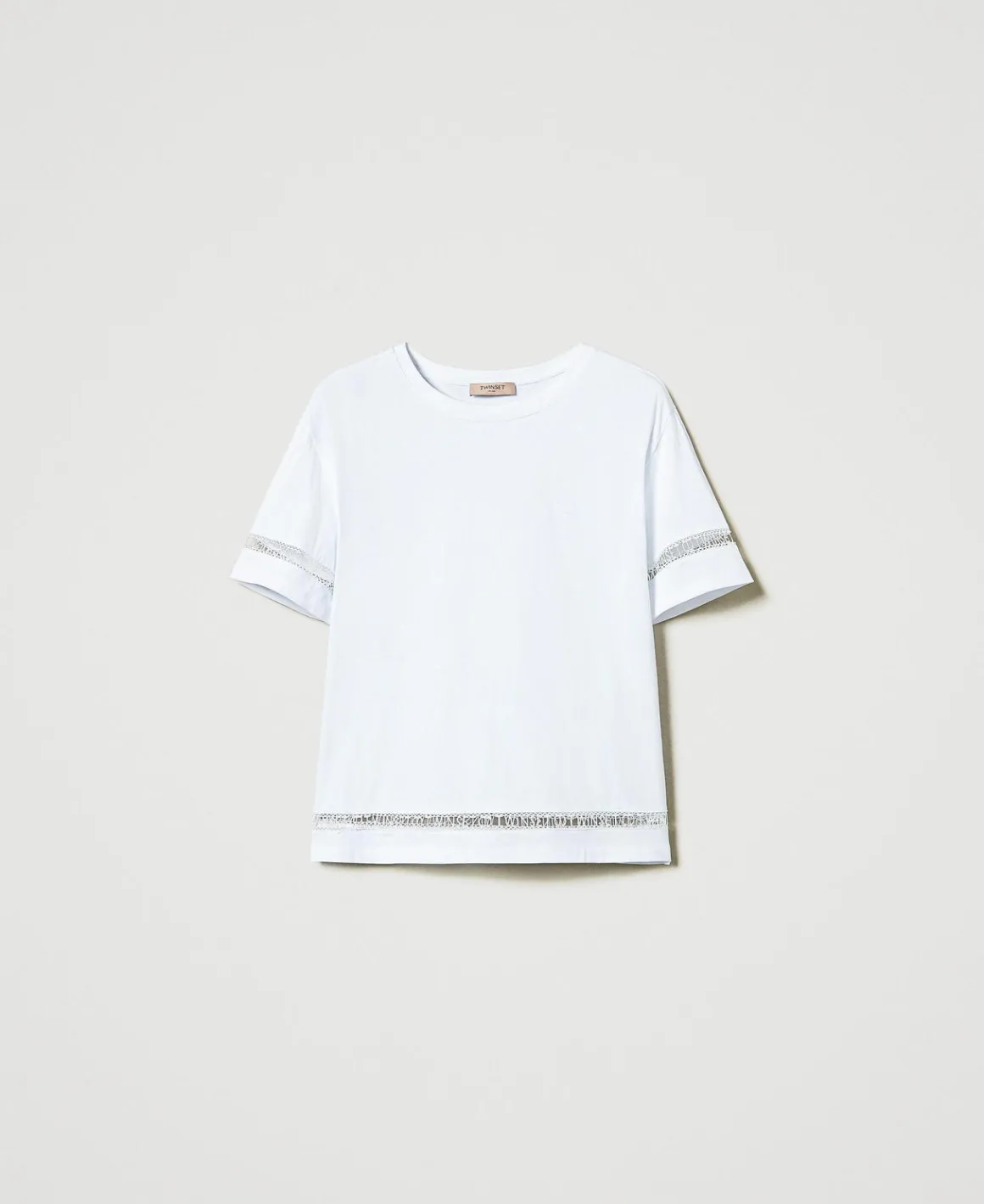TWINSET Milano T-shirt Regular Con Logo Ricamato | T-Shirt E Top