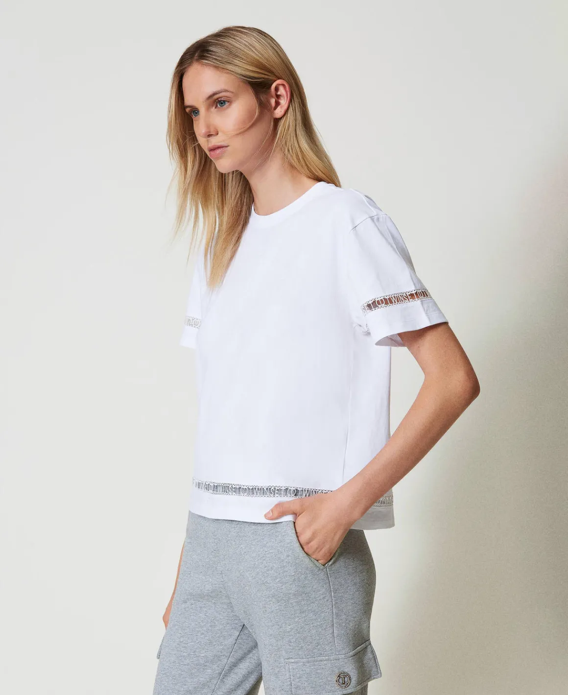 TWINSET Milano T-shirt Regular Con Logo Ricamato | T-Shirt E Top