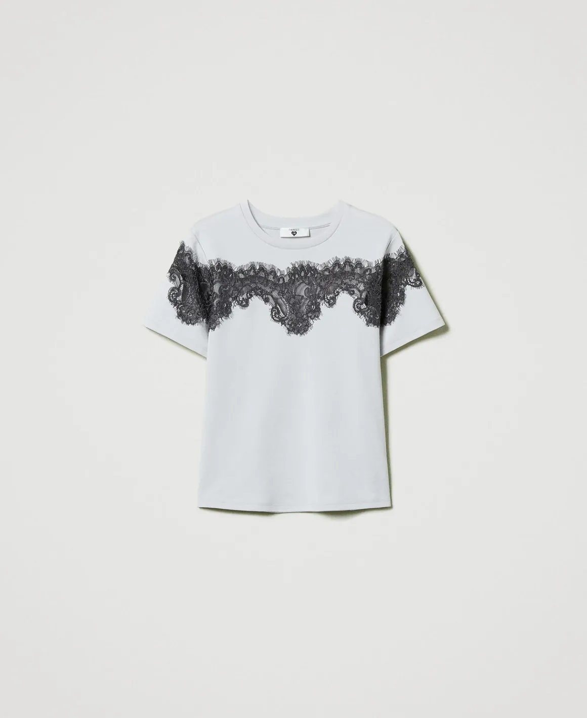 TWINSET Milano T-shirt Regular Con Pizzo Intarsiato | T-Shirt E Top
