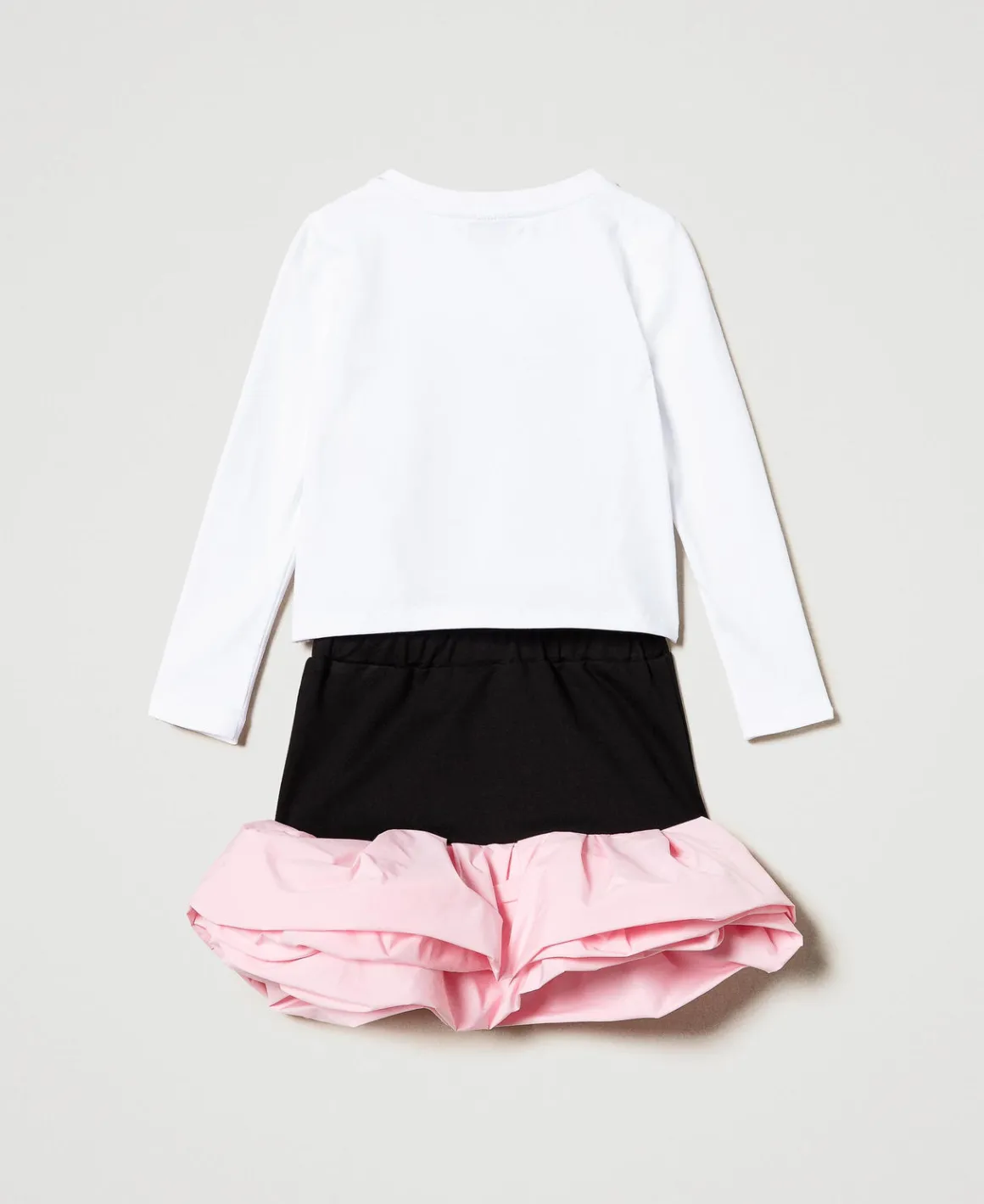 TWINSET Milano T-shirt Stampata E Gonna Con Balze | Vestiti