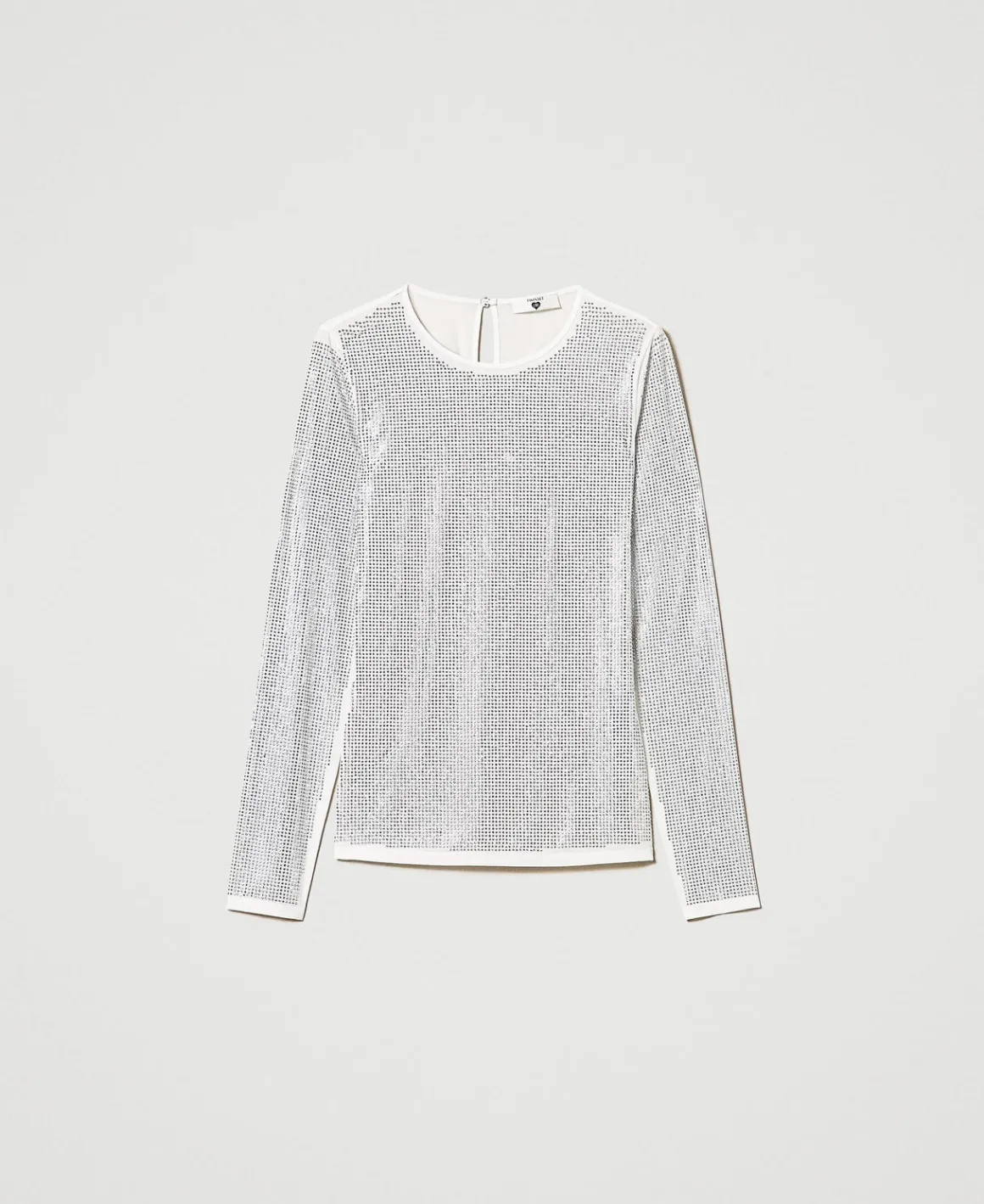 TWINSET Milano T-shirt Stretch Con Strass All Over | T-Shirt E Top