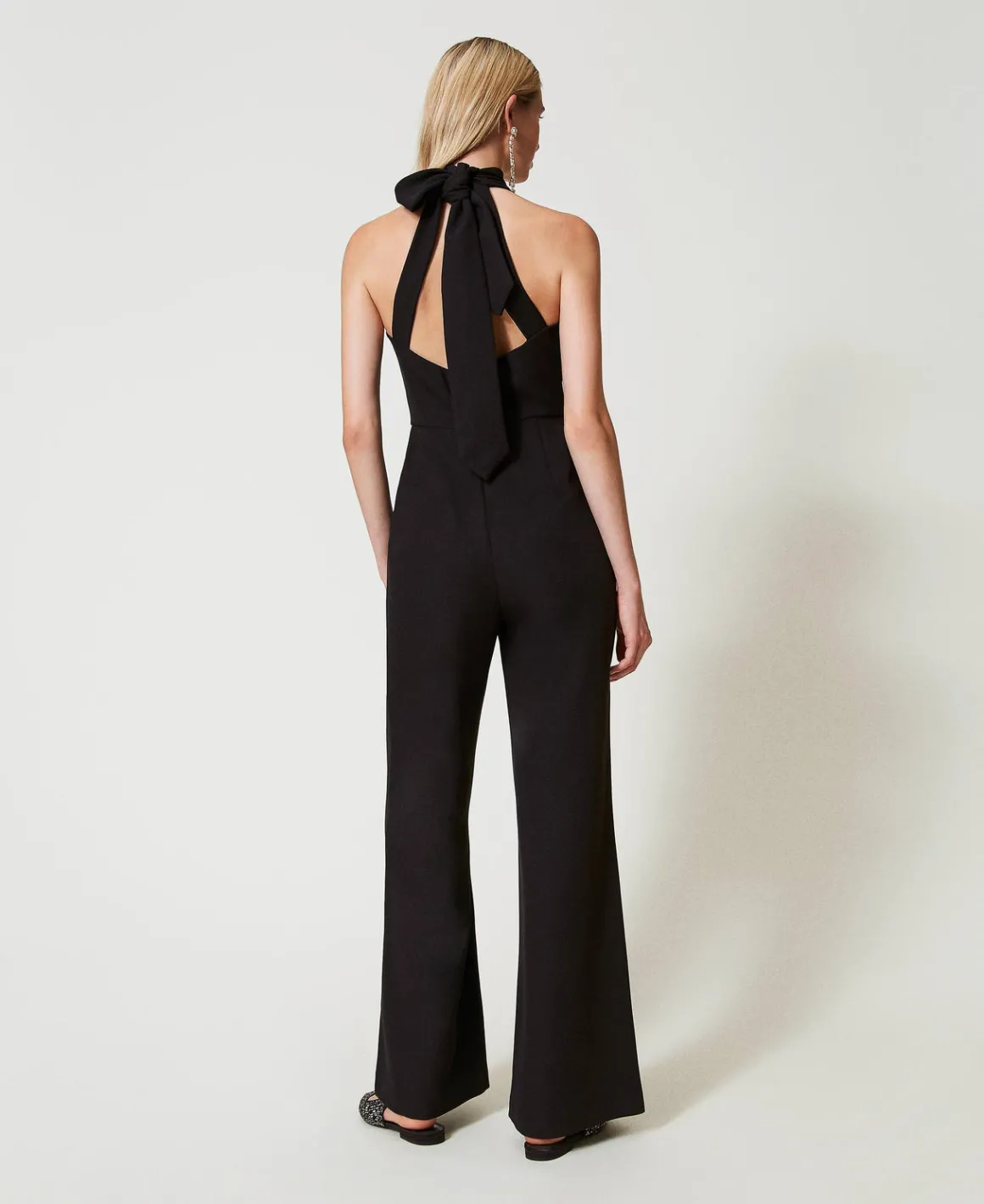 TWINSET Milano Tuta Halter In Crêpe Cady | Vestiti Da Cerimonia | Vestiti Eleganti